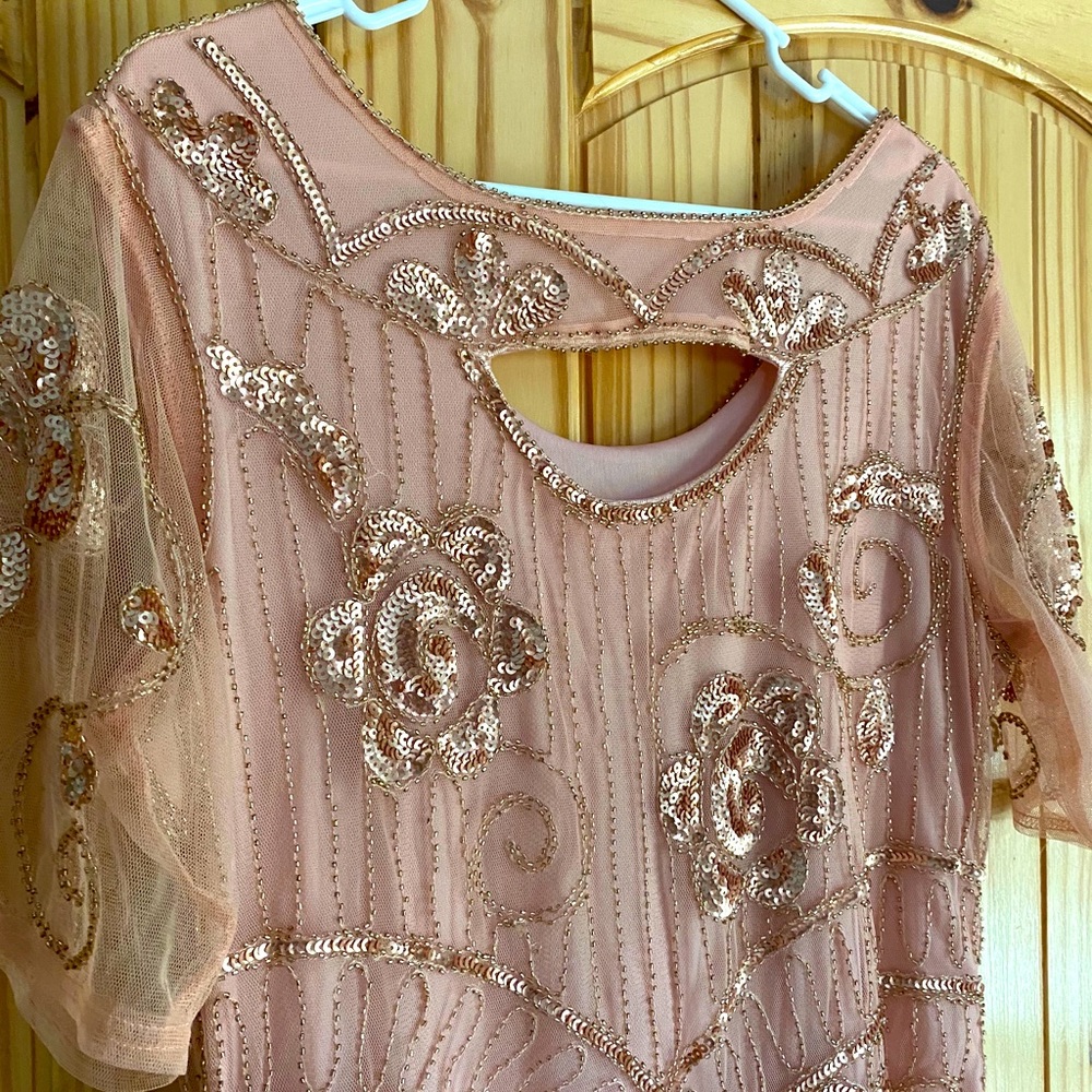 Vintage Sequin Dance Dress - **NEW WITH TAGS*